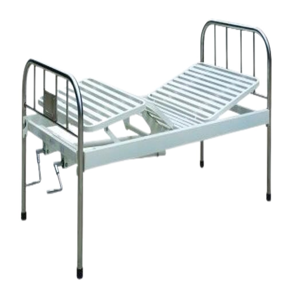 Double Crank Hospital Bed Stainless Steel<br><span style="font-size:15px; color: #7d879c;"> I-SEA-A31</span>