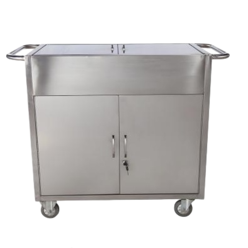 Stainless Steel Sending Goods Cart <br><span style="font-size:15px; color: #7d879c;"> I-SEA-B30 </span>