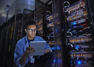 A network, in its simplest form, is a collection of interconnected things that can communicate with each other